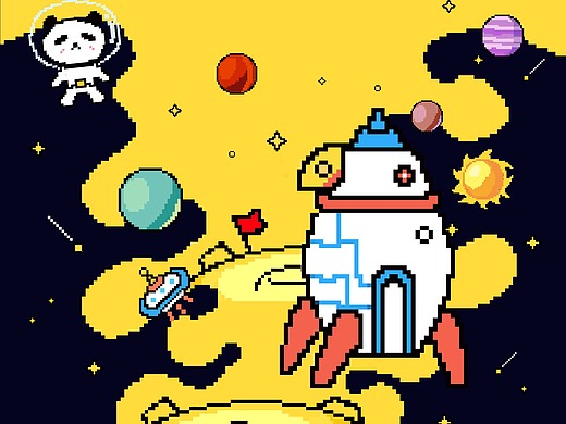 像素风 | 像素太空