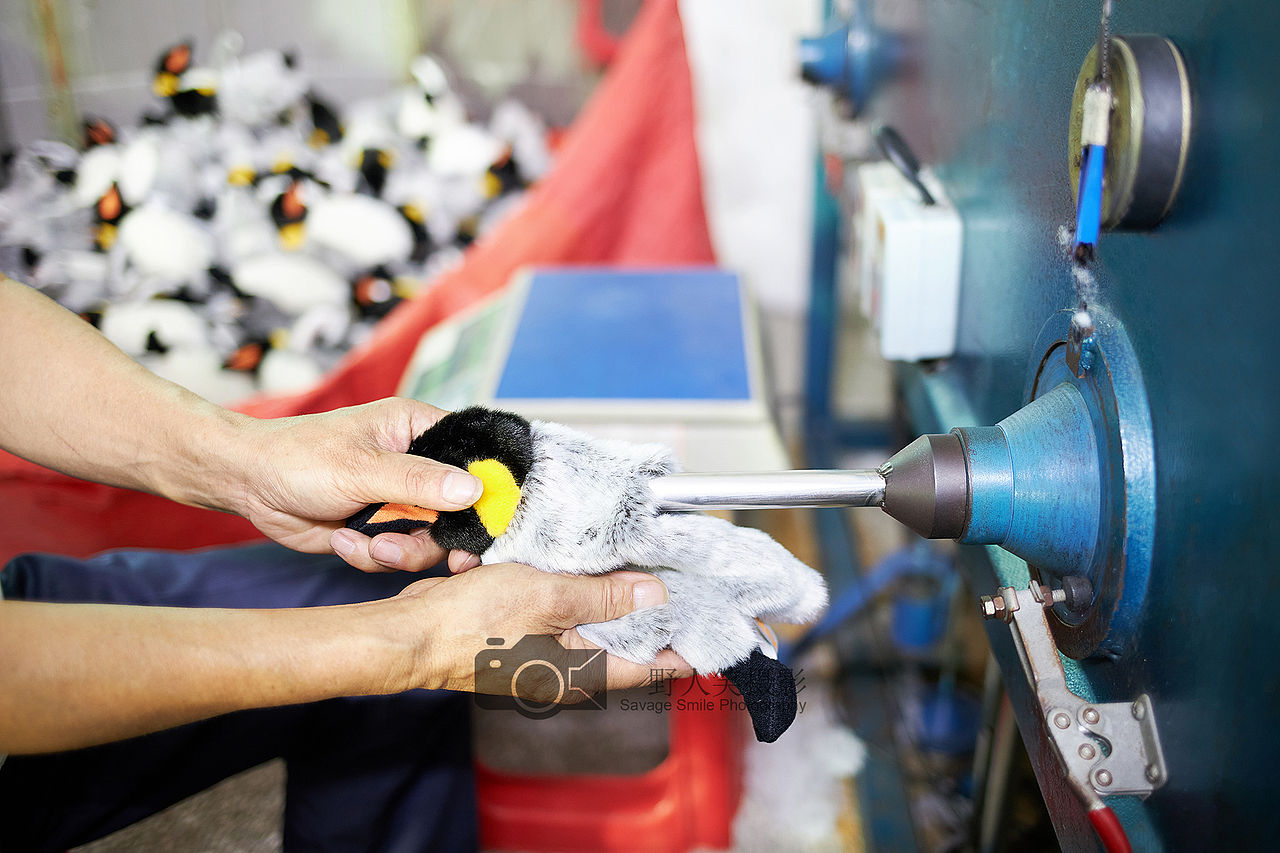 毛绒玩具厂工厂车间摄影东莞企业宣传环境上门拍摄