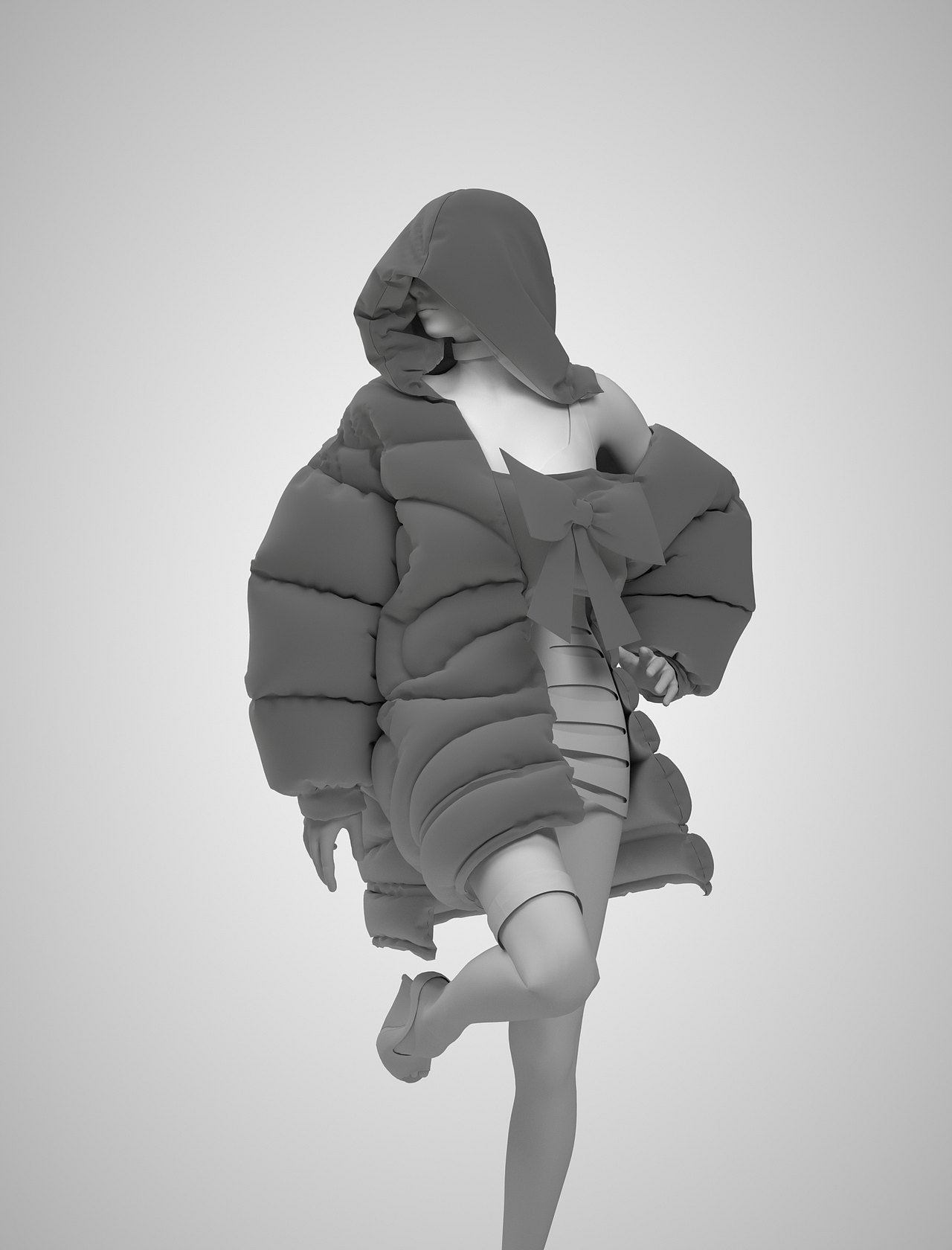 元宇宙虚拟服饰|md布料模拟练习