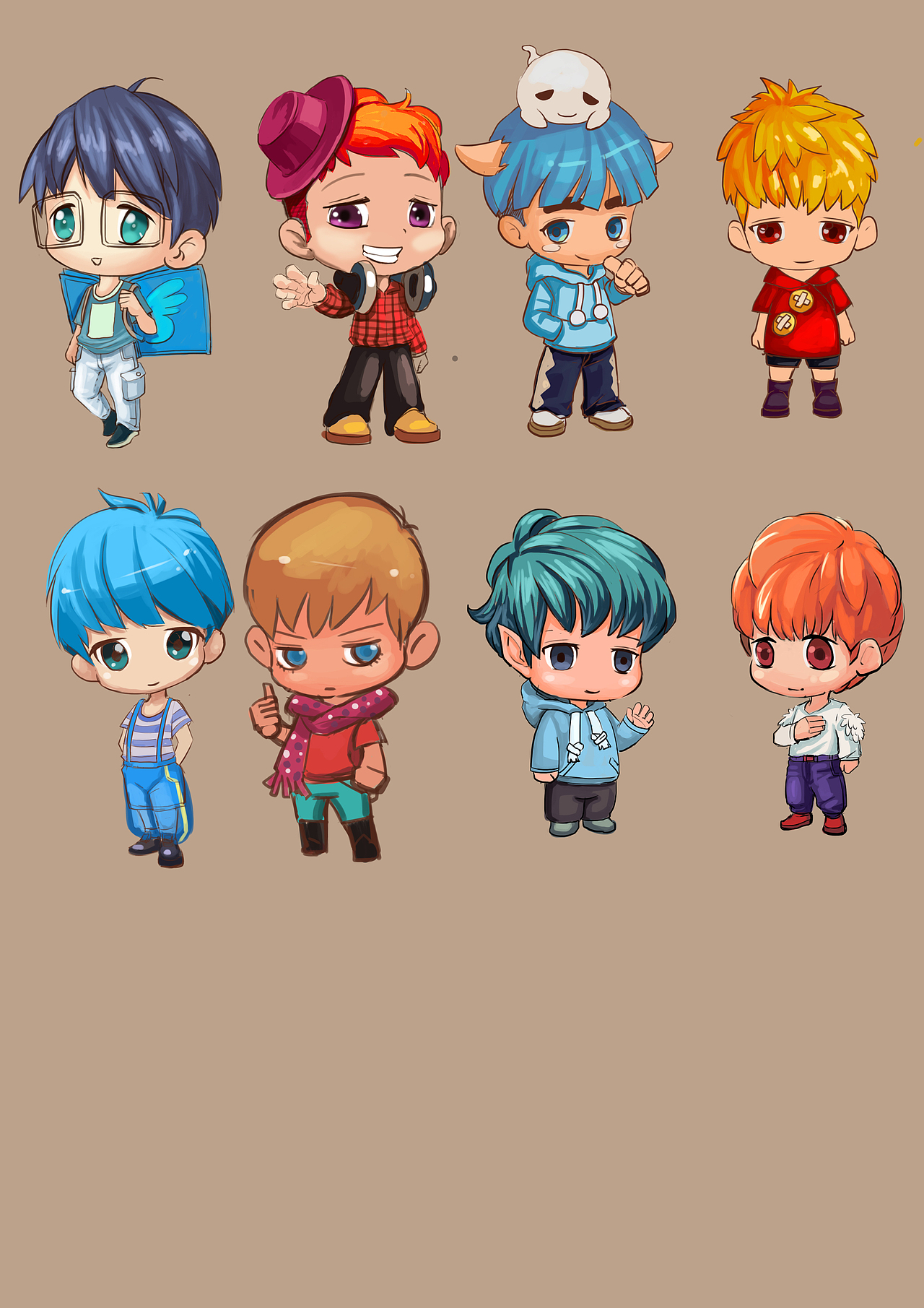 环球教育吉祥物-山海传媒（图ZNDExNTUyNDQ=） - 单幅漫画 - 站酷设计师山海原创素材 - 站酷ZCOOL