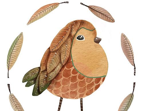 仿水彩效果鸟（个人主页-ZMjQ4MDg5MDQ=） - 图案 - 站酷设计师濑三原创素材 - 站酷ZCOOL