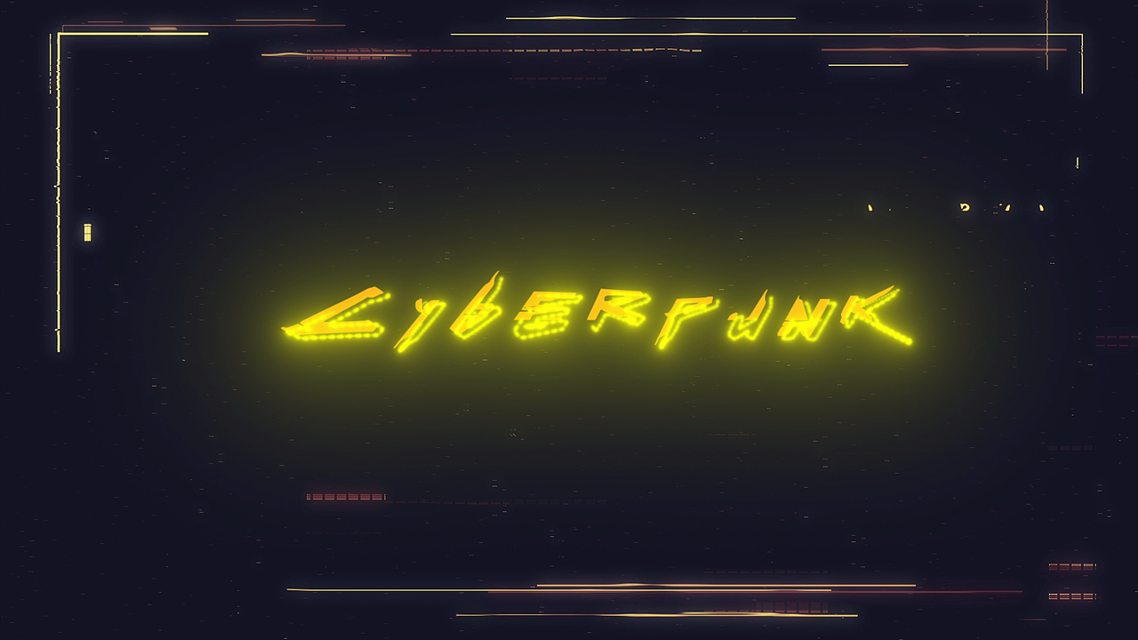 赛博朋克风格文字动画练习（图ZMjU4MjgzMzQ4） - Motion Graphic - 站酷设计师Neijue原创素材 - 站酷ZCOOL