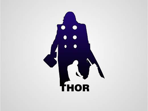 插画/电影英雄系列