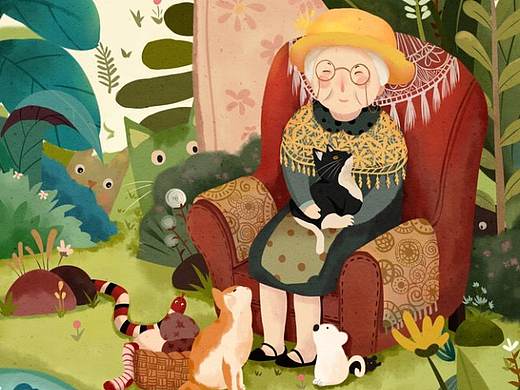 母亲节（个人主页-ZMjc4MTgyMTY=） - 艺术插画 - 站酷设计师繁猫原创素材 - 站酷ZCOOL