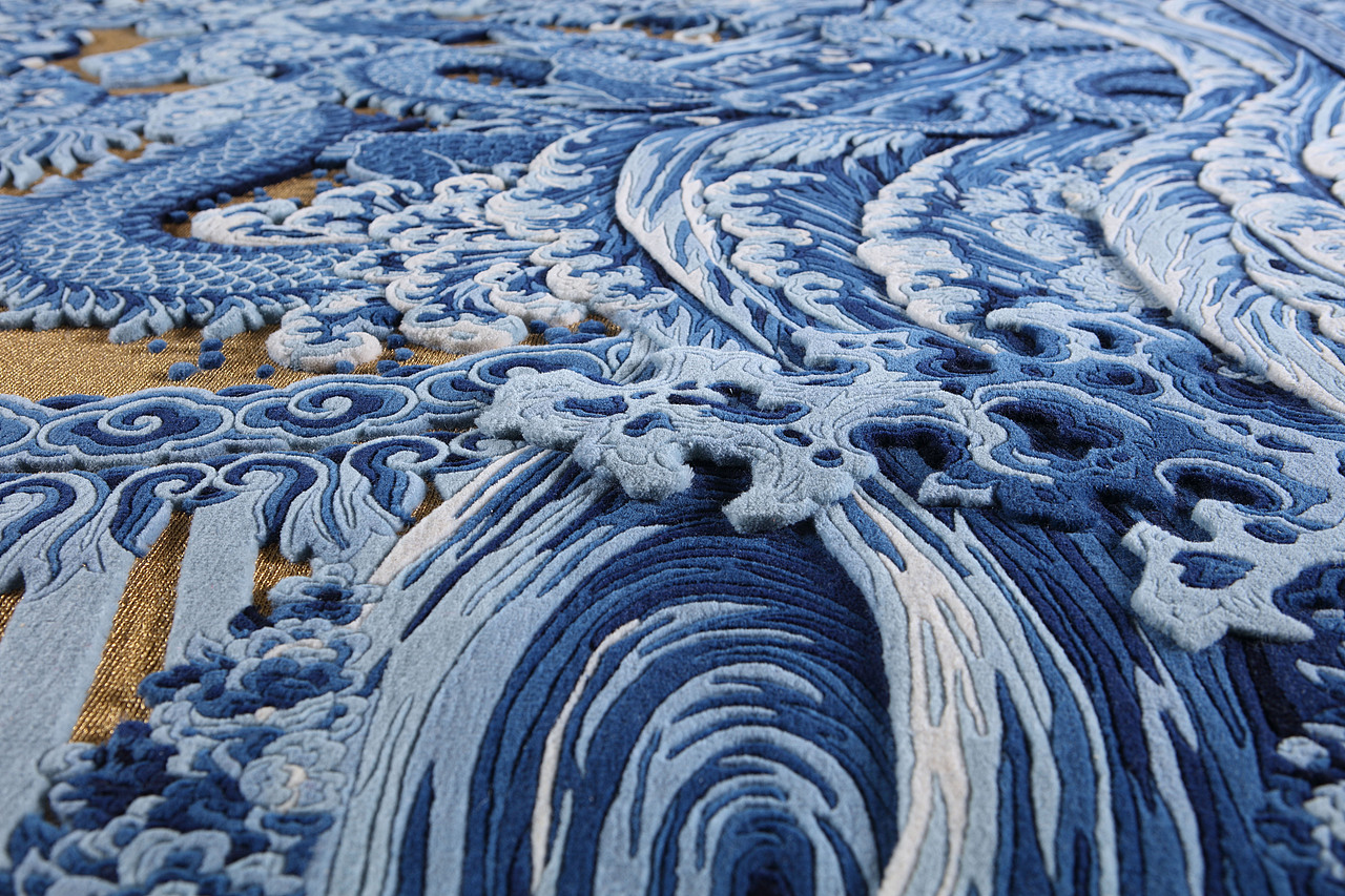 盘金毯-带子上朝