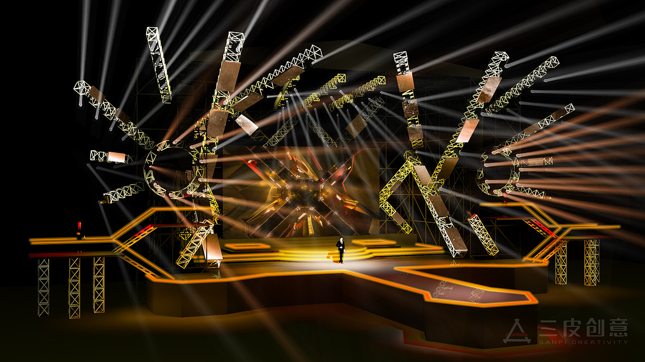 理想音乐节（图ZMTU5NjQ0MDgw） - 舞台美术 - 站酷设计师三皮创意设计波波原创素材 - 站酷ZCOOL