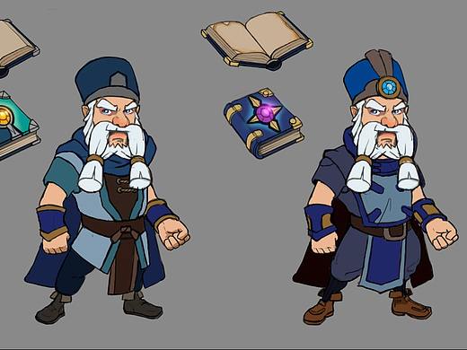 卡通法师装备设计