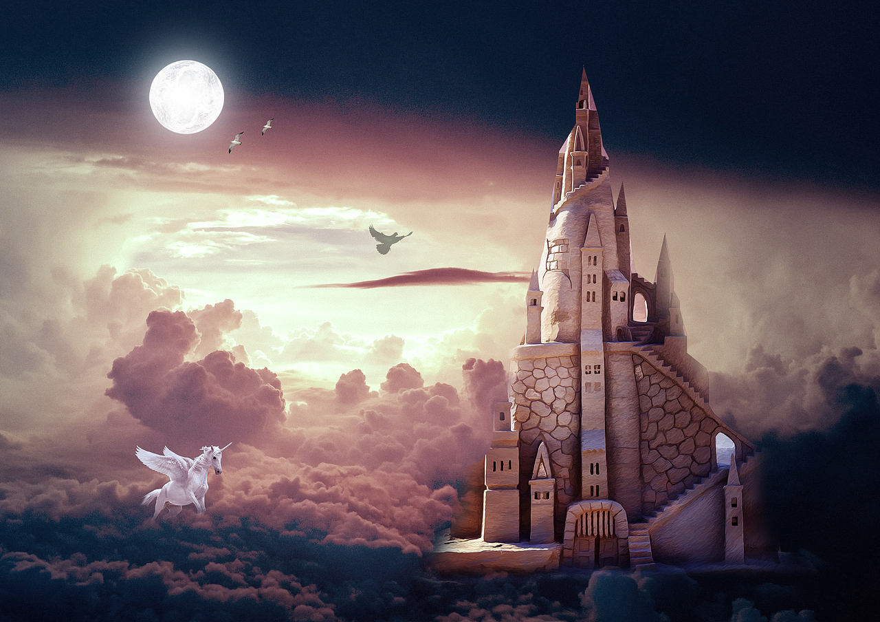 爱的城堡转圈圈