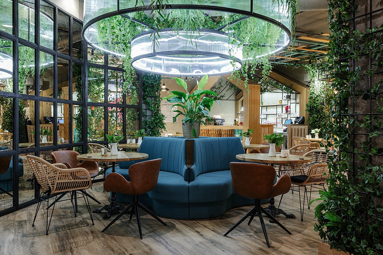 森系餐厅|空间|室内设计|1992效果图小玉 - 原创作品 - 站酷 (zcool)