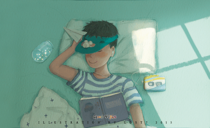 你有星辰作伴：）（图ZMzI1NDM1NDA=） - 商业插画 - 站酷设计师lost7原创素材 - 站酷ZCOOL