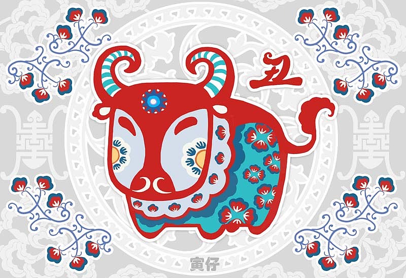 十二生肖（图ZMjQyMDkwOA==） - 商业插画 - 站酷设计师寅仔yinzai原创素材 - 站酷ZCOOL