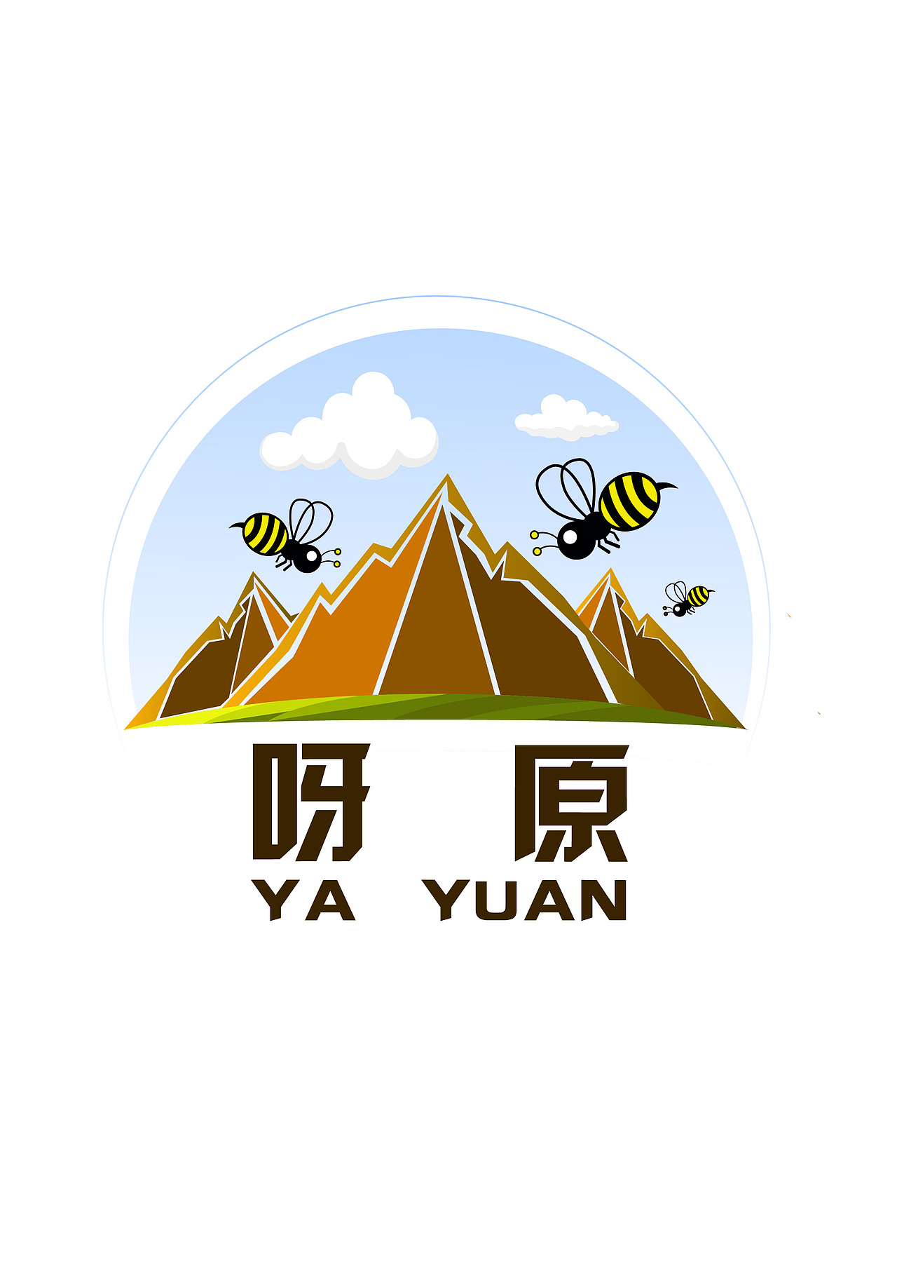 自然风景logo