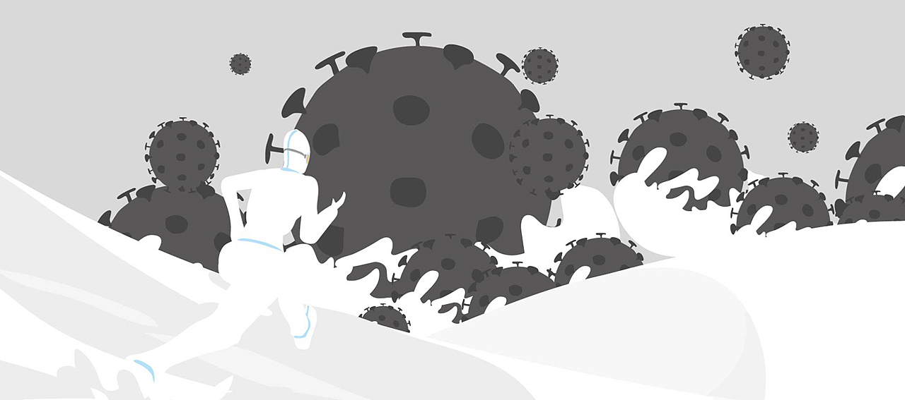 新冠病毒AE作mg动画片（图ZMjAyNTg4ODc2） - 动画片 - 站酷设计师伟大航道1978原创素材 - 站酷ZCOOL