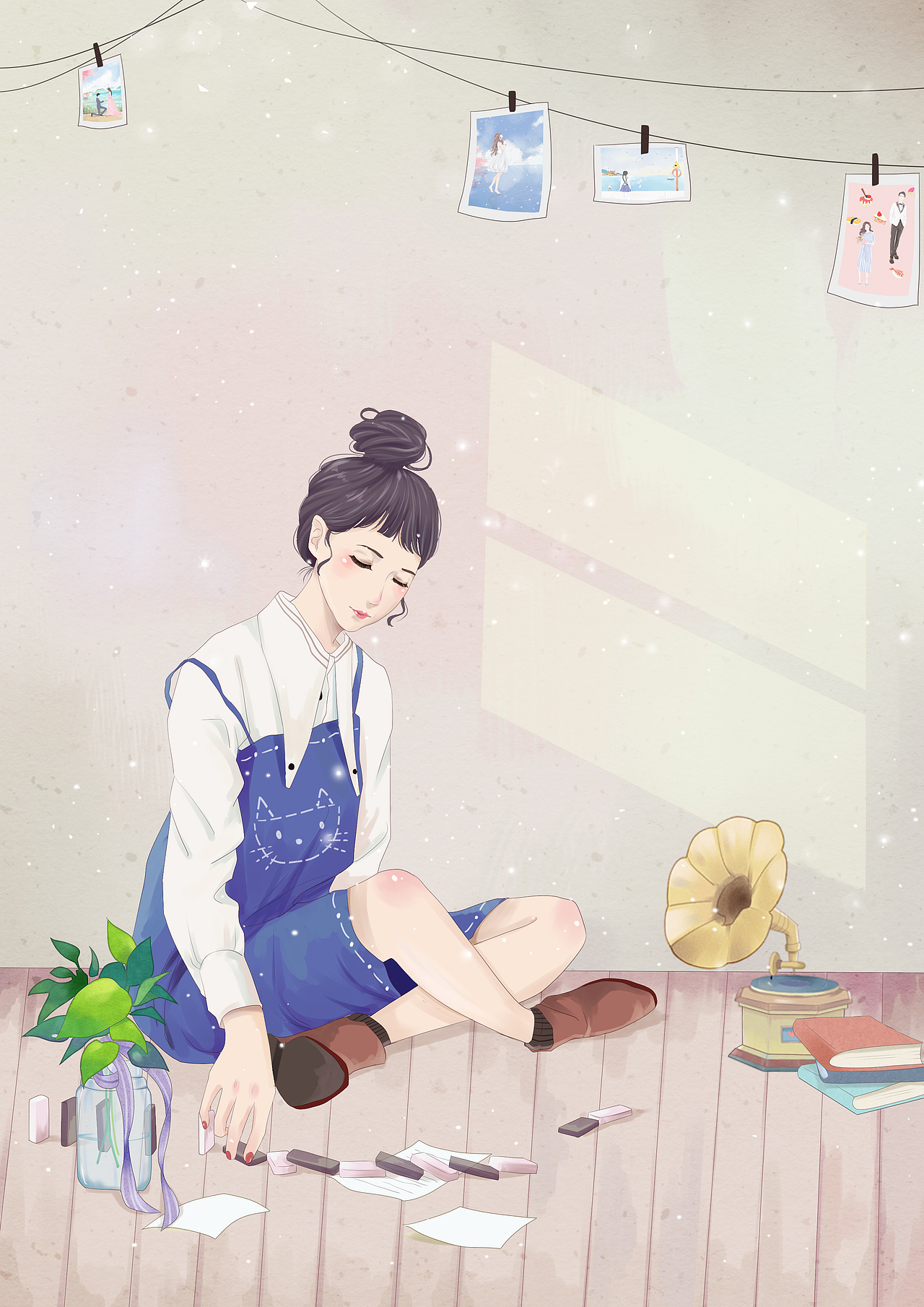 少女们（图ZMTA3MzcwODMy） - 创作习作 - 站酷设计师池袋西瓜原创素材 - 站酷ZCOOL