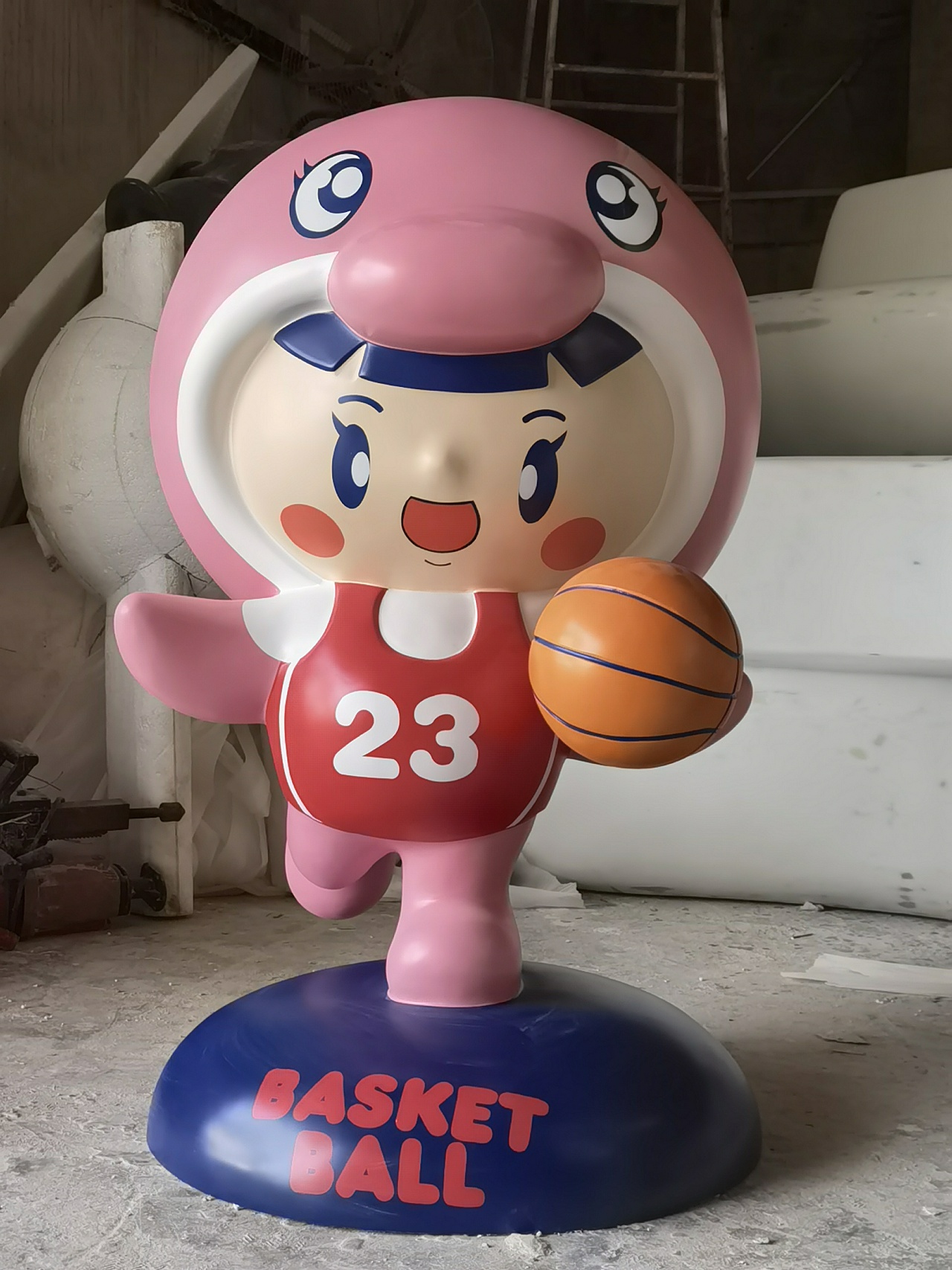 玻璃钢ip卡通公仔雕塑幼儿园吉祥物形象景观摆件|纯艺术|雕塑|满天下