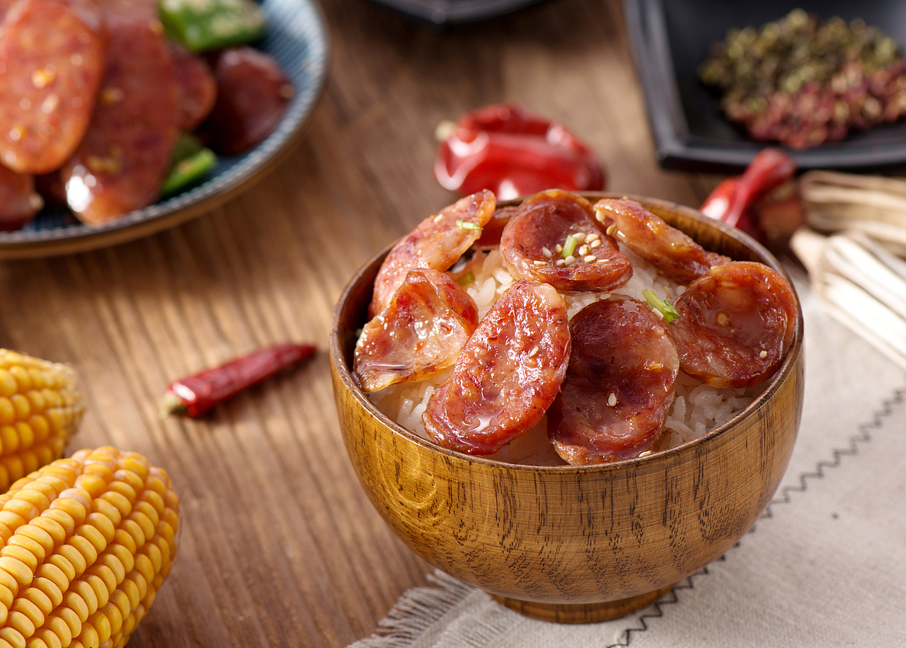 美食食品摄影静物产品拍摄商业摄影腊肠特产拍摄香肠