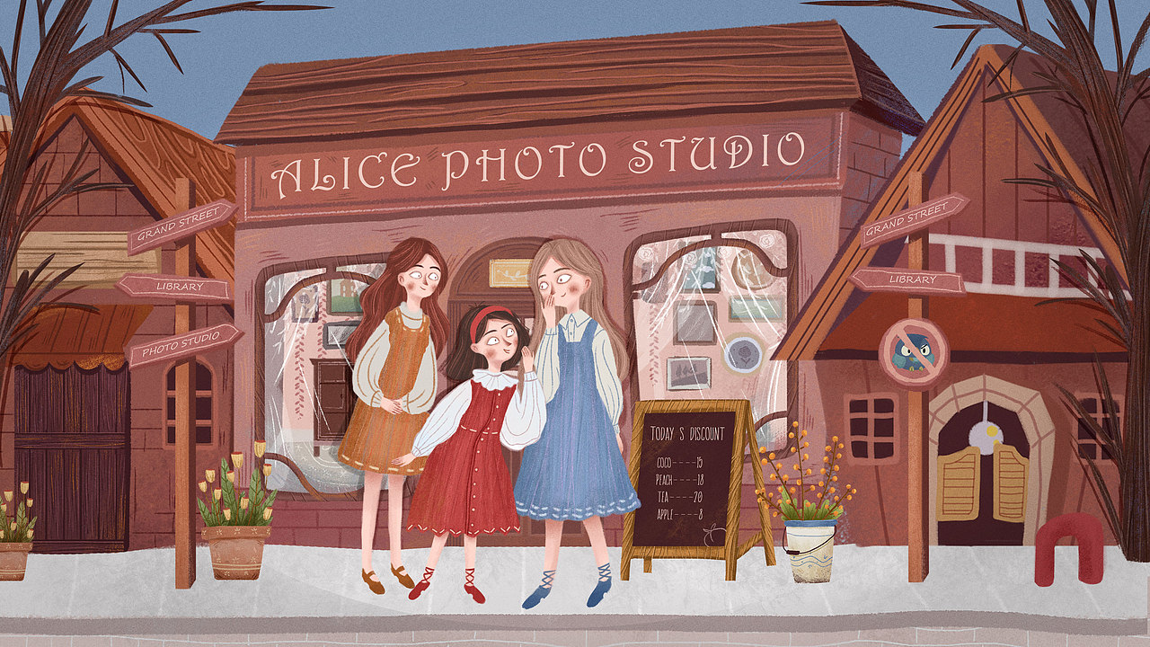 悠閑的一天（圖ZMTYwNDY2NTg4） - 商業(yè)插畫 - 站酷設(shè)計(jì)師許愿少女Cc原創(chuàng)素材 - 站酷ZCOOL