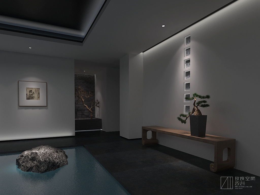 轻色养生馆终端形象设计（图ZMTM3MjA0MTgw） - 家装设计 - 站酷设计师致度空间原创素材 - 站酷ZCOOL