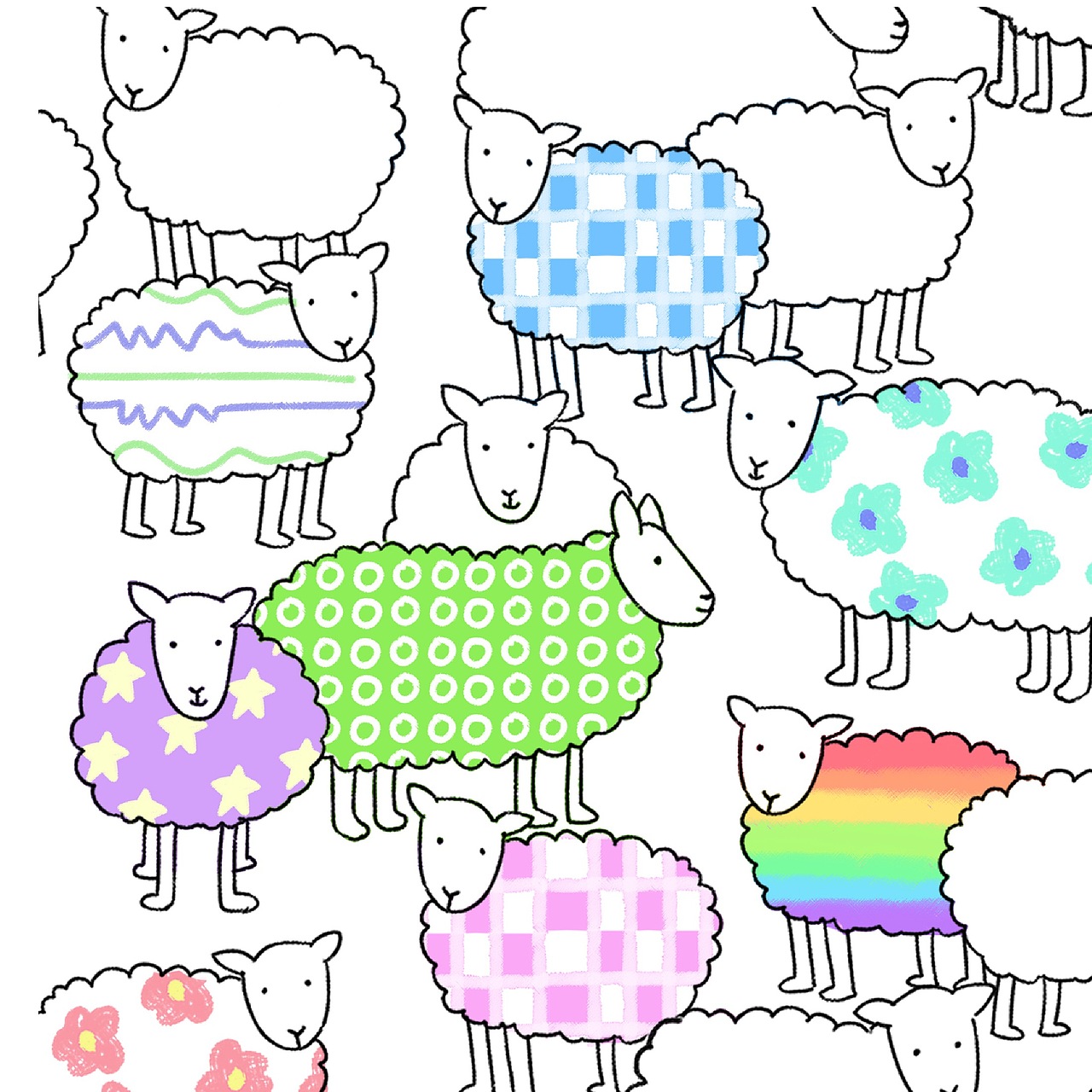 插画练习（图ZMTkxNjkxMDk2） - 创作习作 - 站酷设计师Kiki柒原创素材 - 站酷ZCOOL