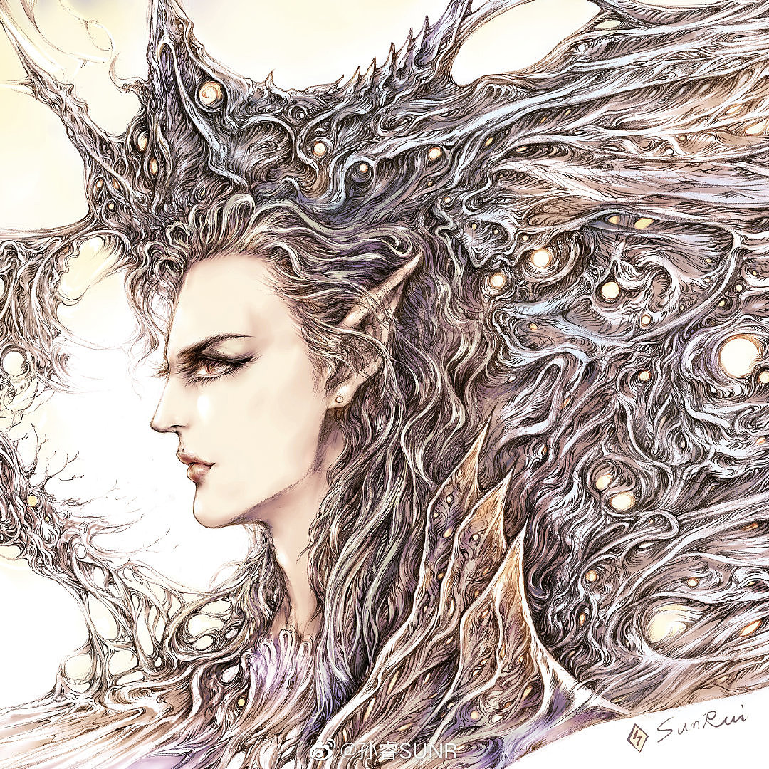 静默之神光明王重现绘画全过程