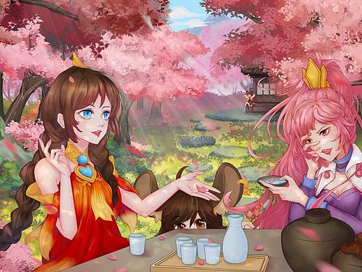 闺蜜谈话（个人主页-ZNTc0NDE3NTI=） - 创作习作 - 站酷设计师超黑猫警长原创素材 - 站酷ZCOOL