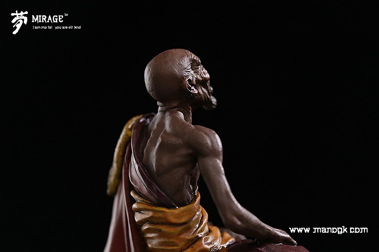 末那原创手办丨梦中景系列第9弹【Mayadeha&Arhat】雪豹喇嘛（图ZMjA3OTgwMDQ=） - 手办/模玩 - 站酷设计师末那工作室原创素材 - 站酷ZCOOL