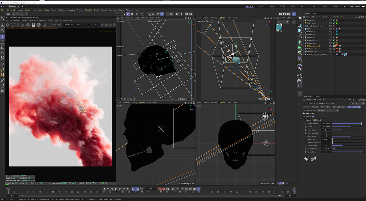 Crystal Skull 渲染测试