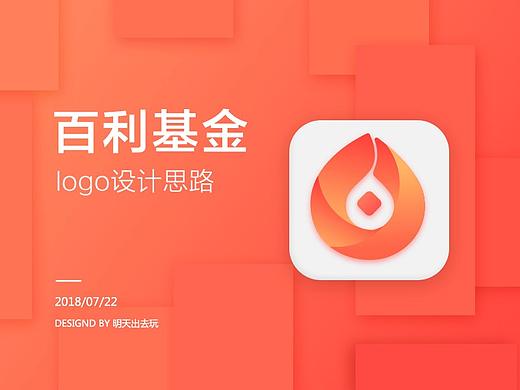 logo设计--百利基金金融icon