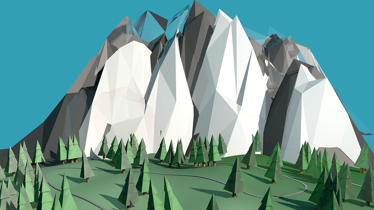 c4dlowpoly风格练习5个