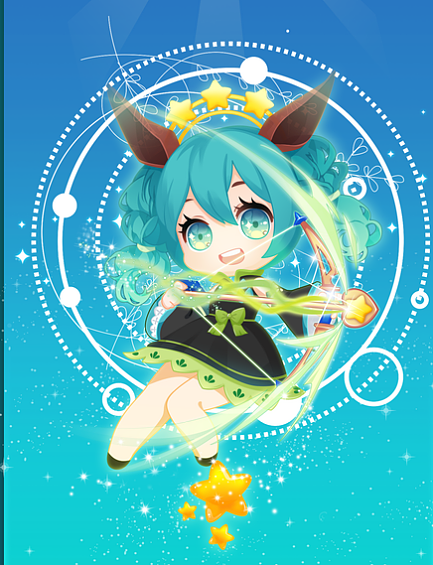 星座小妹妹（图ZMzY0MDcxNTQ0） - 商业插画 - 站酷设计师大燕丸子原创素材 - 站酷ZCOOL