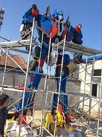 变形金刚设备 机械大象变形金刚设备出租出售（图ZMjkxMDI1MzQw） - 雕塑 - 站酷设计师展览模型工厂原创素材 - 站酷ZCOOL