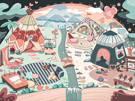 《带你去旅行》（个人主页-ZNTI5MDA1MTY=） - 海报 - 站酷设计师LI未央原创素材 - 站酷ZCOOL