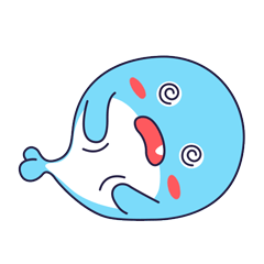 小鯨魚動(dòng)態(tài)表情包——小藍(lán)鯨和小粉鯨可可愛愛的日常（圖ZMTkzNzQzNzgw） - 網(wǎng)絡(luò)表情 - 站酷設(shè)計(jì)師修煉師多多原創(chuàng)素材 - 站酷ZCOOL