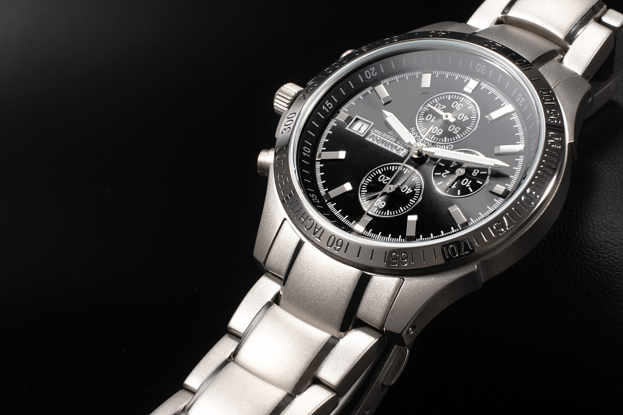 金属手表产品拍摄