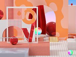 2019年5月份C4D作品/（Daily practice）