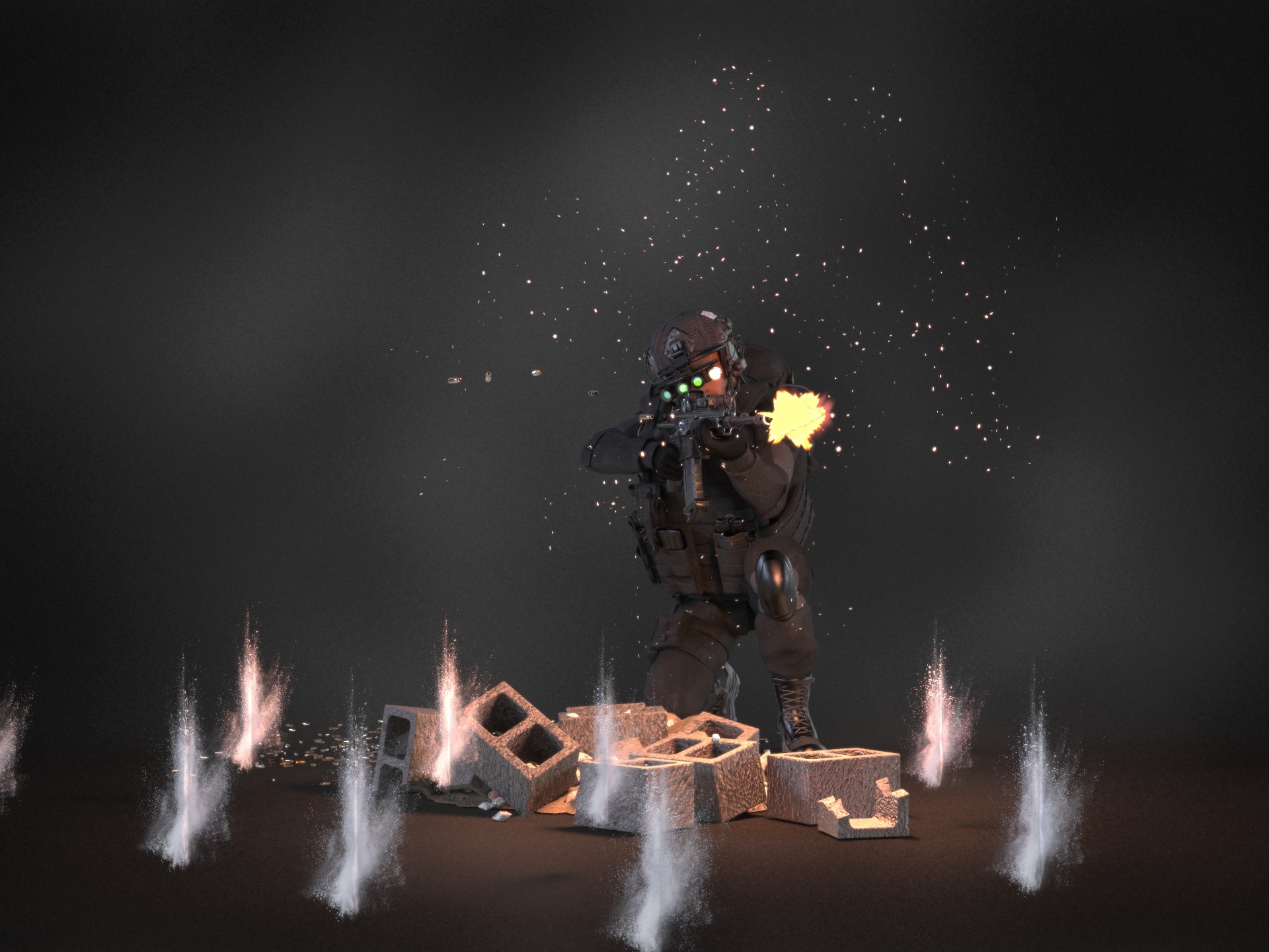 创意3d作品 渲染效果图