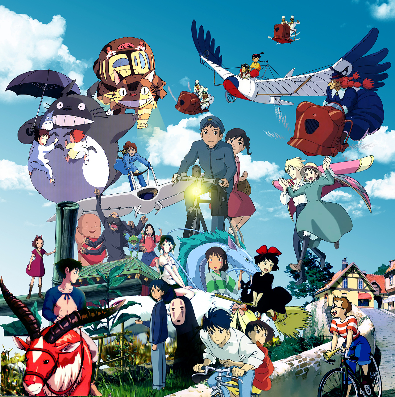 吉卜力合|平面|海报|兰里zzz_原创作品-站酷zcool