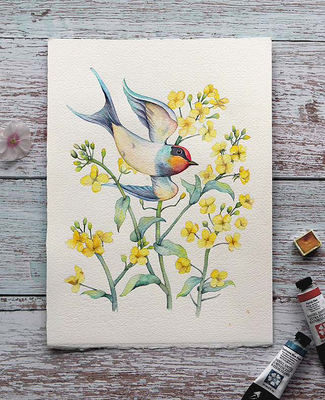 二十四时花物志·春之六番（图ZMTU5NTU5OTE2） - 概念设定 - 站酷设计师桃乙原创素材 - 站酷ZCOOL