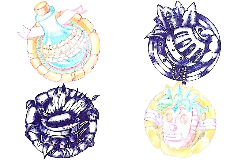 手绘（图ZMTIzOTk5ODg0） - 绘画 - 站酷设计师玉美原创素材 - 站酷ZCOOL