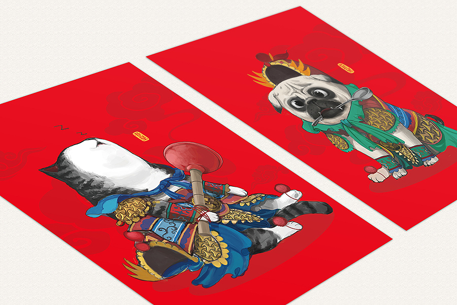 吾皇万睡丨2017新春套装（图ZNzA5MTY5MjQ=） - 其他工业/产品 - 站酷设计师一间宇宙原创素材 - 站酷ZCOOL