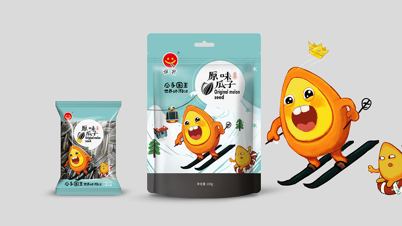 恒升瓜子包装创意设计（图ZMTI5MDUyNTg4） - 包装 - 站酷设计师集帜品牌管理原创素材 - 站酷ZCOOL