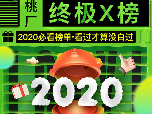 爱奇艺 年终盘点H5《2020桃厂终极X榜》