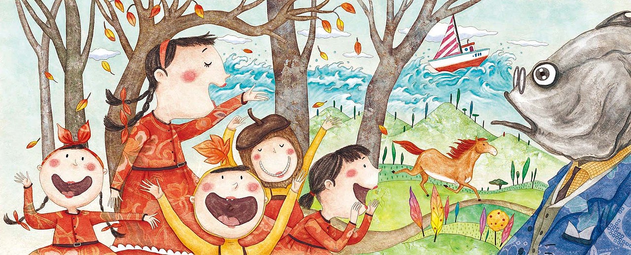 儿插绘本（图ZMTMyNTA2MDA0） - 儿童插画 - 站酷设计师李艳伟0703原创素材 - 站酷ZCOOL