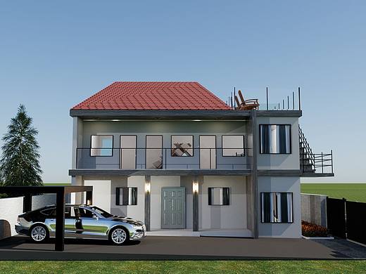 二层小别墅设计