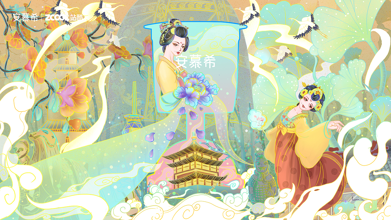 西安（圖ZMjI1OTM4NjIw） - 海報(bào) - 站酷設(shè)計(jì)師大叔的貓?jiān)瓌?chuàng)素材 - 站酷ZCOOL