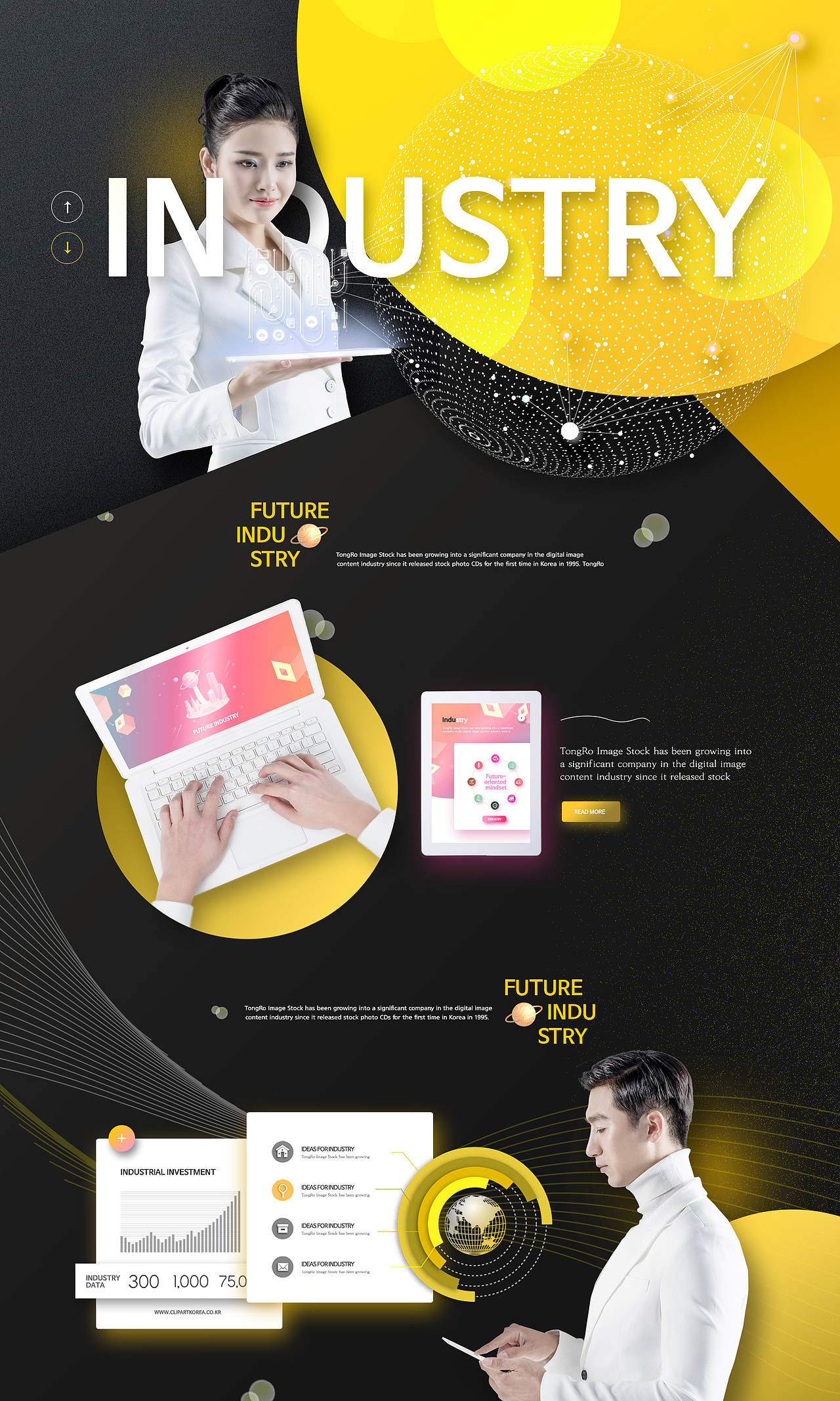 未来科技人工智能虚拟现实商务网页（图ZMTI1ODY3ODEy） - 其他网页 - 站酷设计师Kevin3117原创素材 - 站酷ZCOOL