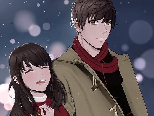 恋与制作人同人 与白起的冬天