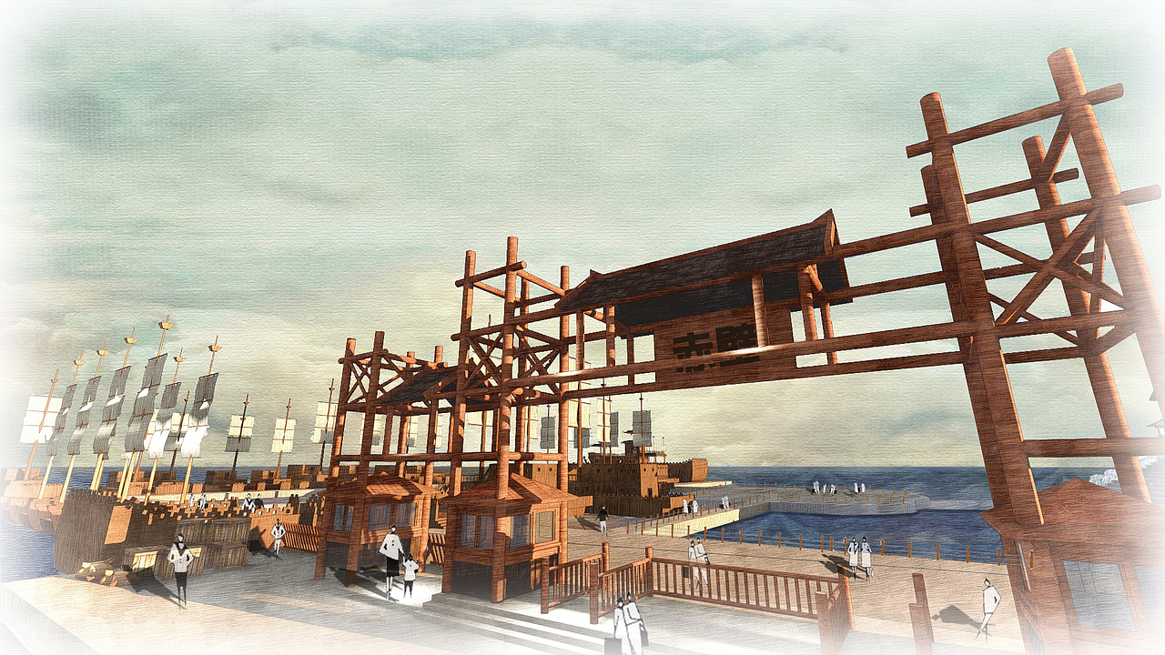 三国文化主题公园设计（图ZODQwNzA5MTI=） - 景观设计 - 站酷设计师Gemma菜菜原创素材 - 站酷ZCOOL