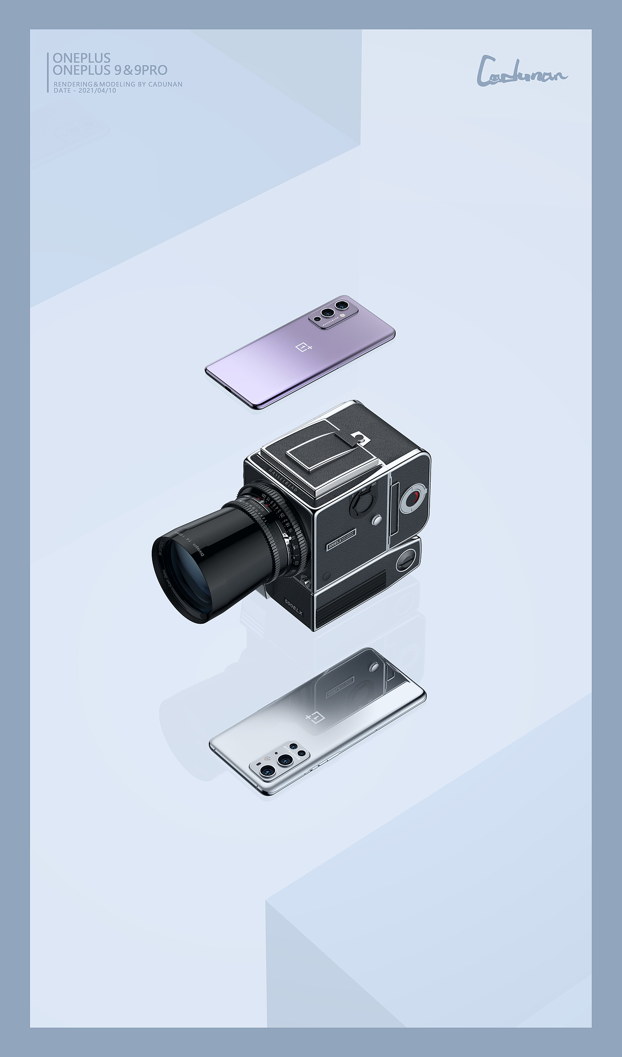 KeyShot渲染 - 一加OnePlus9系列&OnePlus Watch