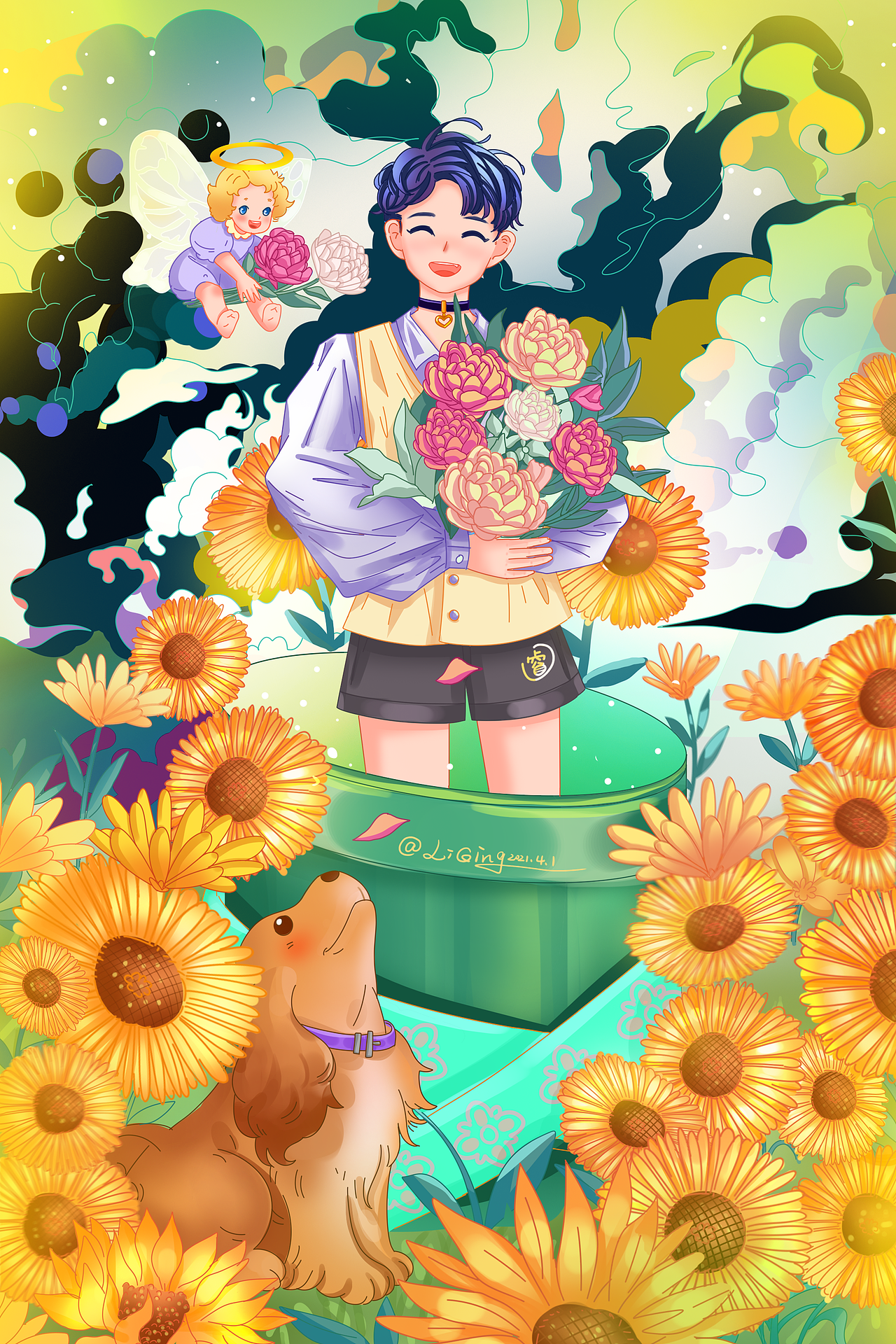2021/年度总结（图ZMjgzNDg4MjQ4） - 商业插画 - 站酷设计师翁识檐原创素材 - 站酷ZCOOL